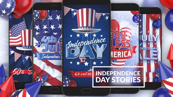 4th of july instagram stories   aftereffects video templates