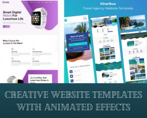 Creative HTML5 Website Templates With Animated Effects