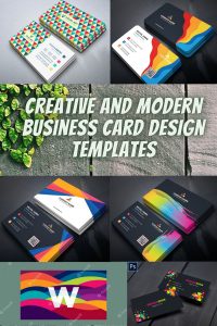 Colorful, Creative and Modern Business Card Design Templates | Free and Premium Designs