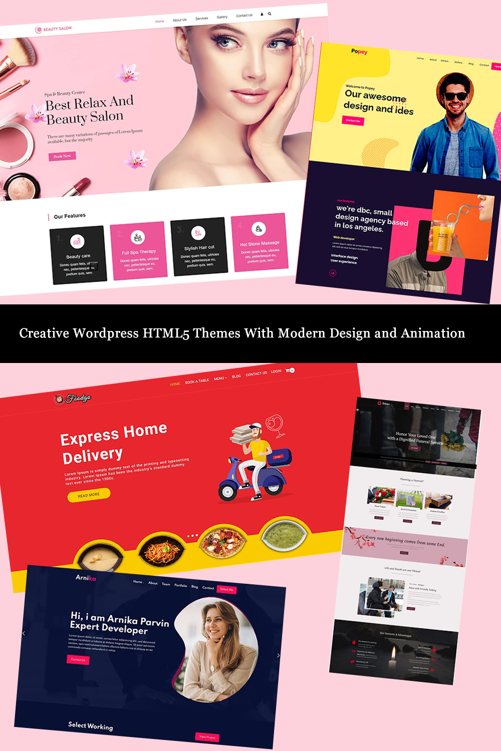 Creative wordpress html5 themes with modern design and animation creative wordpress html5 themes with modern design and animation