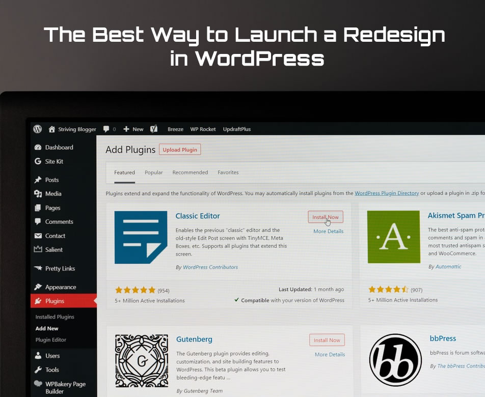 Launch a redesign in wordpress launch a redesign in wordpress