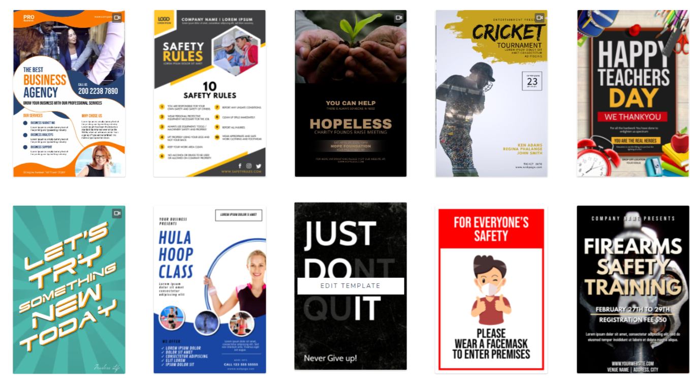 Poster designs by postermywall