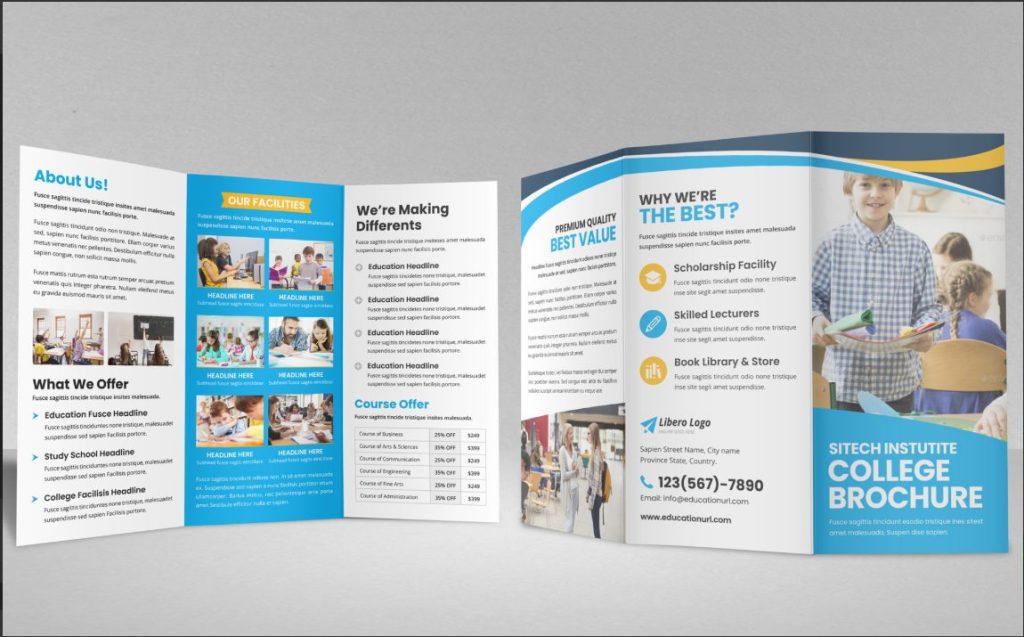 Image | best school and college brochure prospectus design templates | entheosweb Image