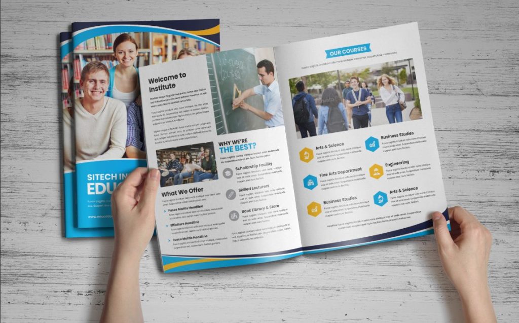 Image | best school and college brochure prospectus design templates | entheosweb Image
