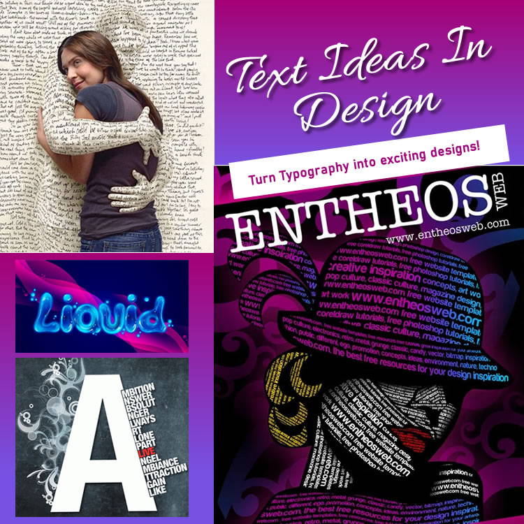 Text Ideas in Design Turn Typography into Exciting Designs | Text Ideas in Design Turn Typography into Exciting Designs | Entheosweb Text ideas in design turn typography into exciting designs