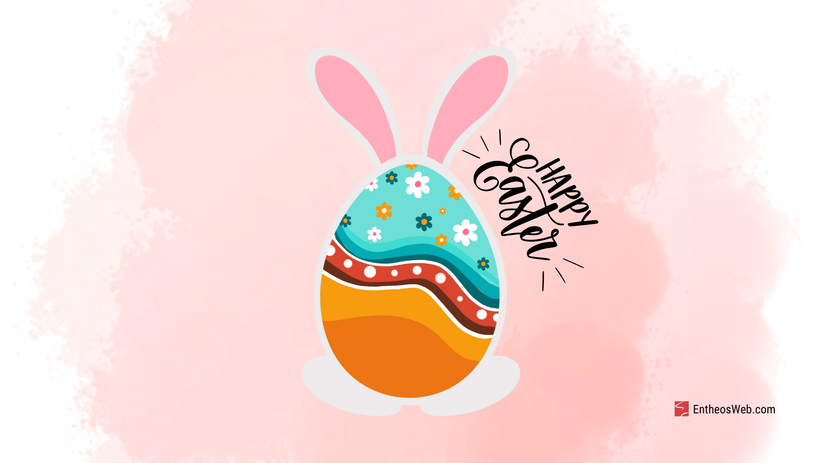 Happy easter facebook cover