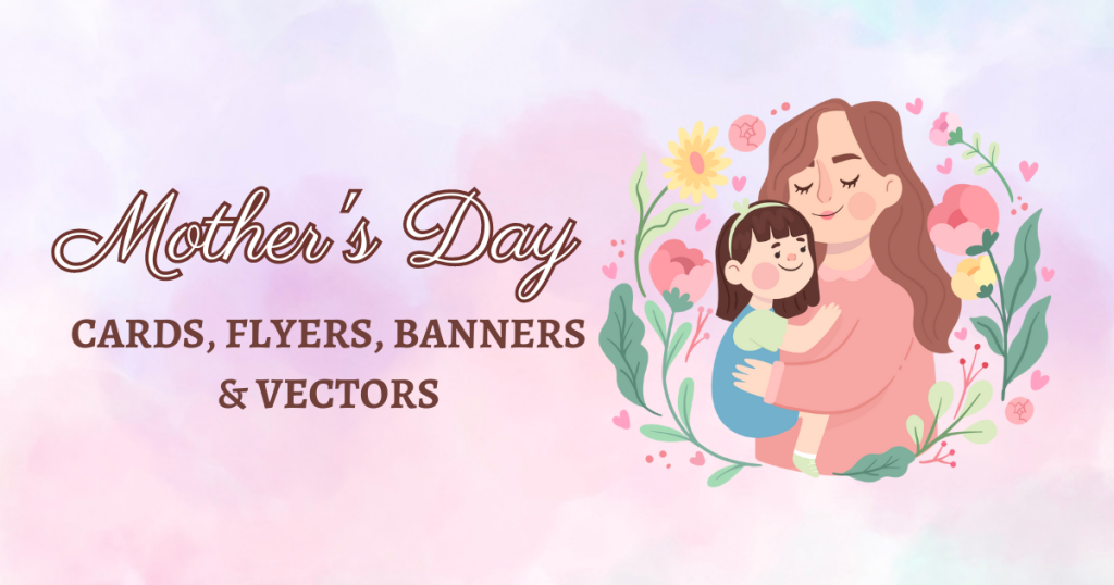 Mothers day cards flyers vectors  banners mothers day cards flyers vectors  banners
