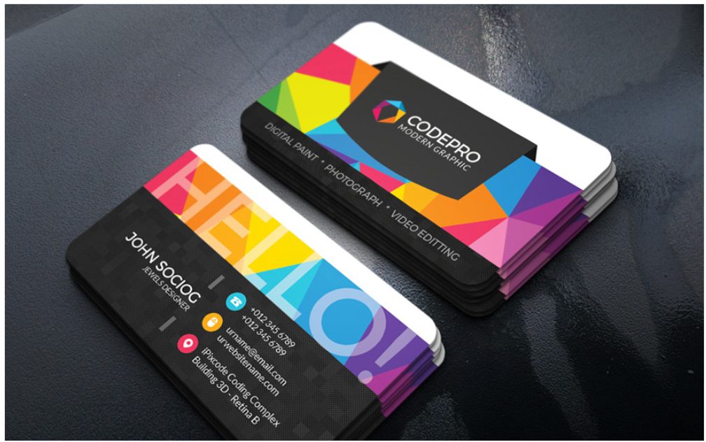 Image | Creative and Colorful Business Card Design Templates | Entheosweb Image
