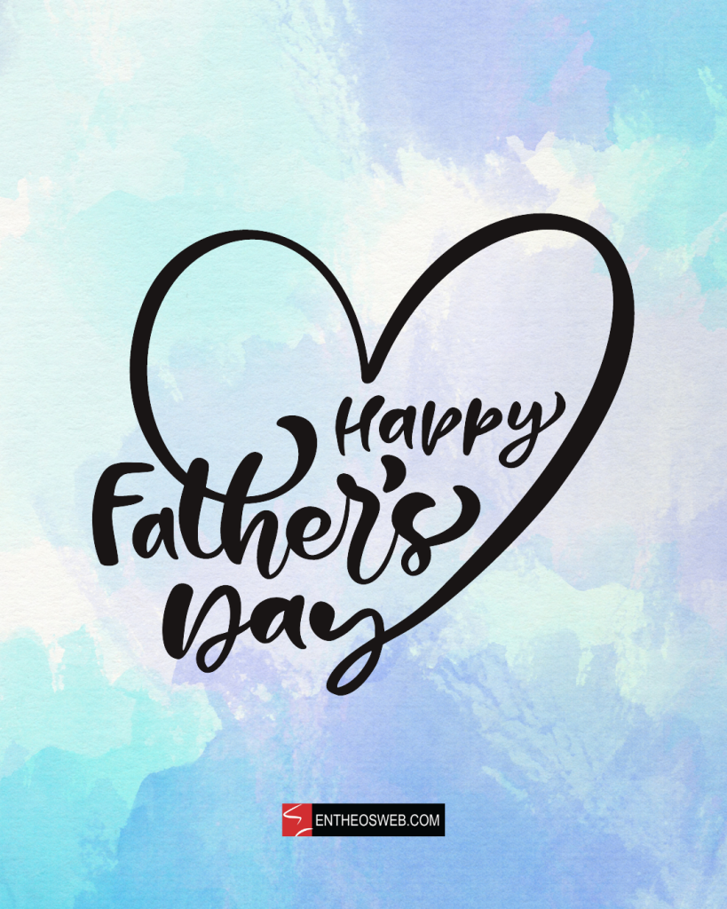 Happy fathers day in a heart | fathers day images and vectors | entheosweb Happy fathers day in a heart