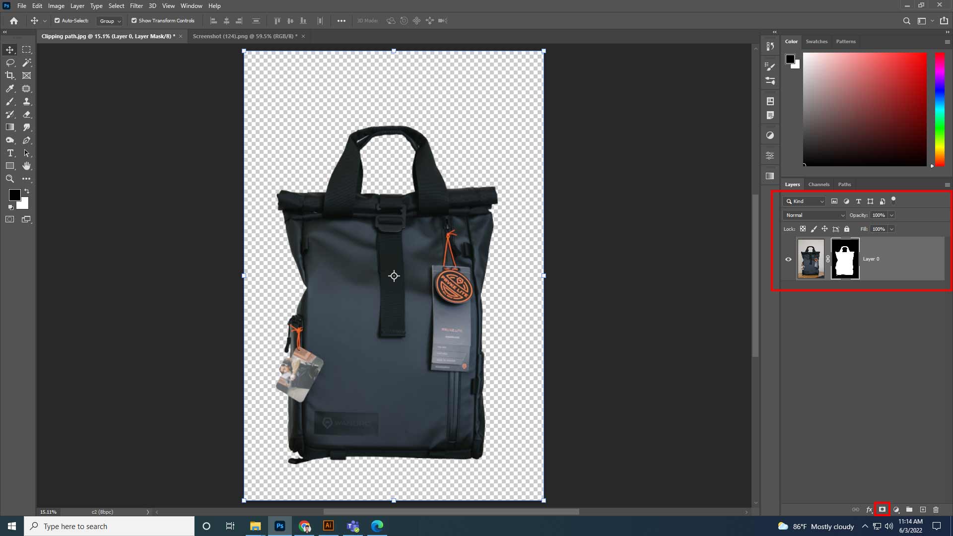 S11 | how to create a clipping path in photoshop | entheosweb S11
