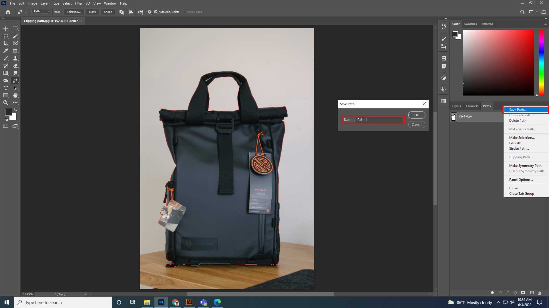 S5 | how to create a clipping path in photoshop | entheosweb S5