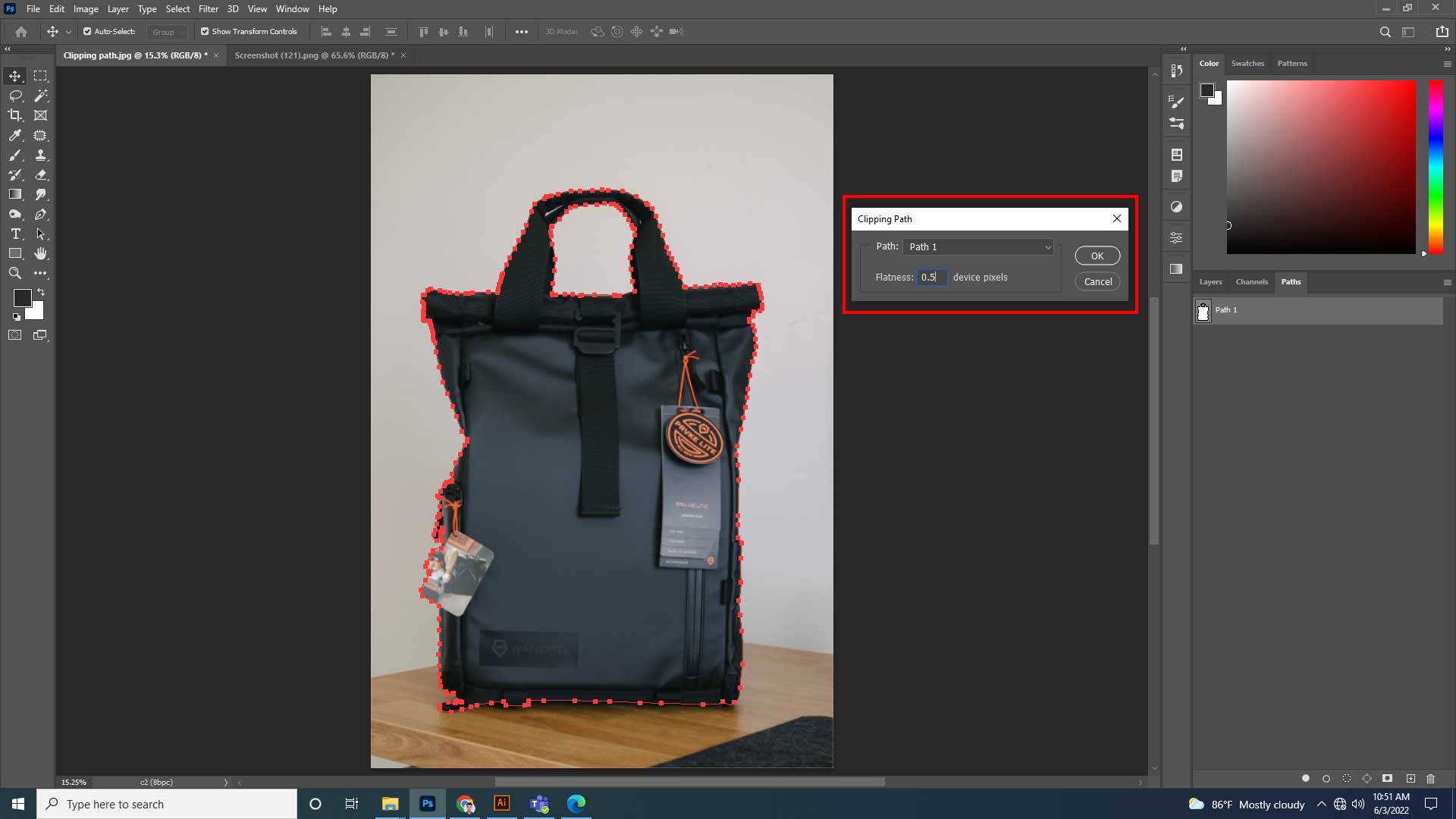 S7 | how to create a clipping path in photoshop | entheosweb S7