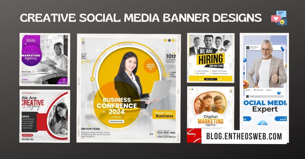 Creative Social Media Banner Design Ideas | EntheosWeb