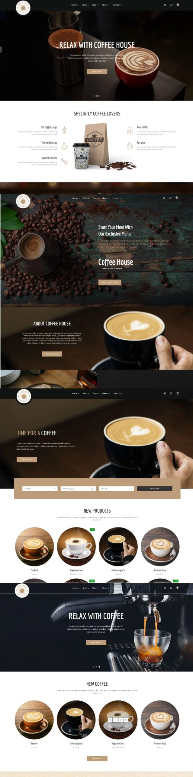 Coffee house   the elementor coffee wordpress theme