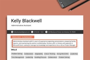 Resume summary
