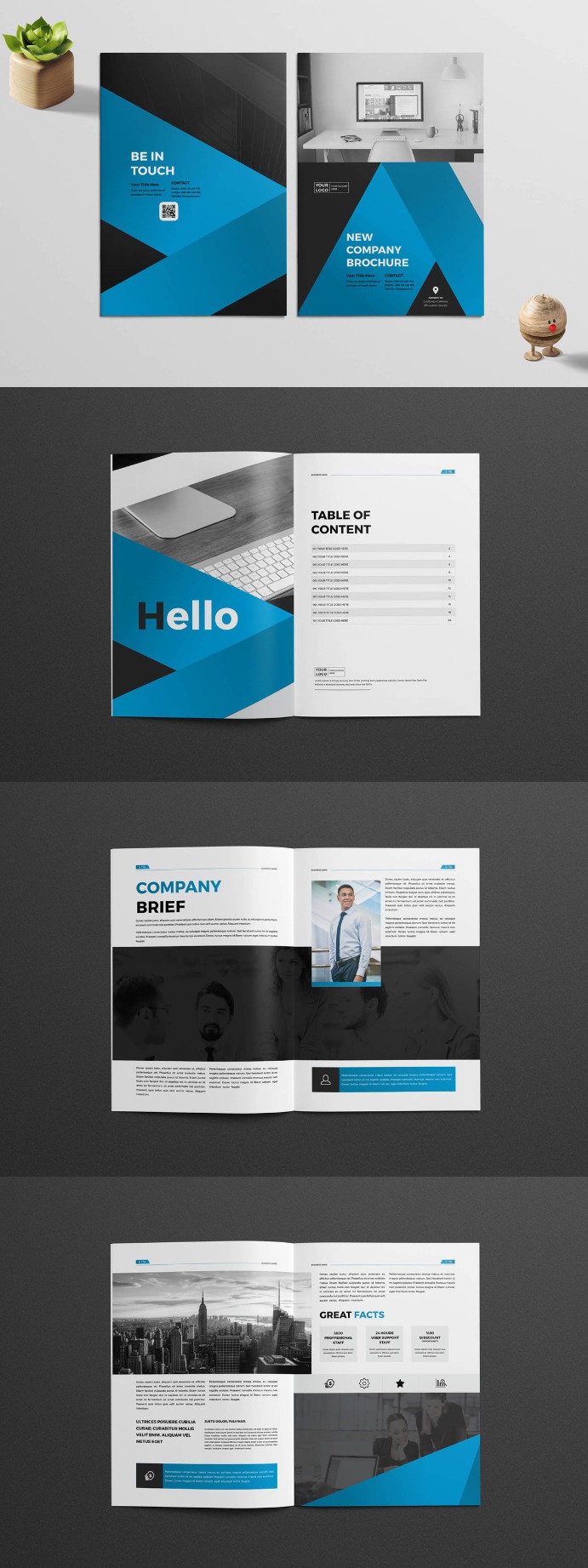 Company profile brochure   corporate identity template
