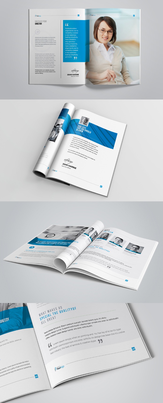Company profile brochure     corporate identity template