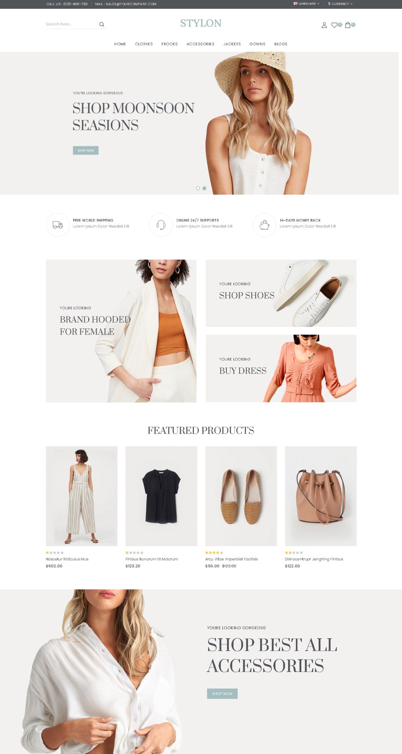 Stylon   fashion opencart theme