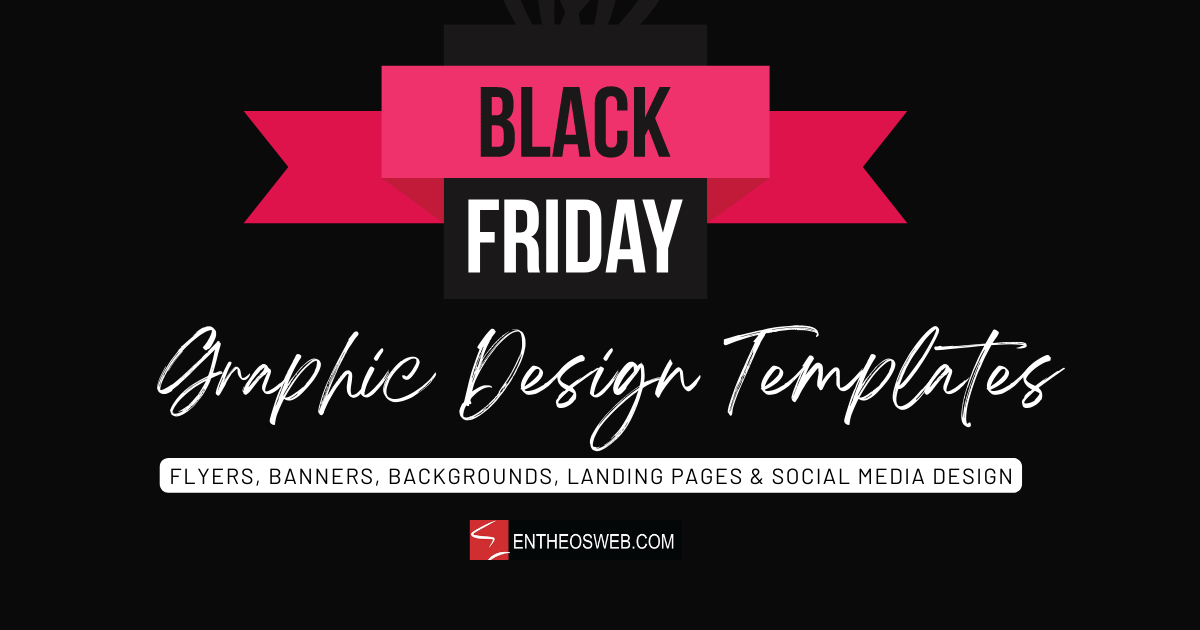 Black Friday Graphic Design Templates - Flyers, Banners, Backgrounds, Landing Pages & Social Media Design