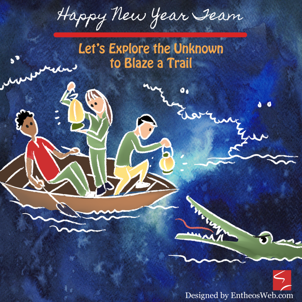 Happy new year team explore excellent designed by entheosweb