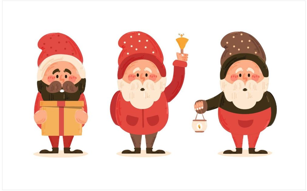 Image | cute creative christmas vector illustrations | entheosweb Image