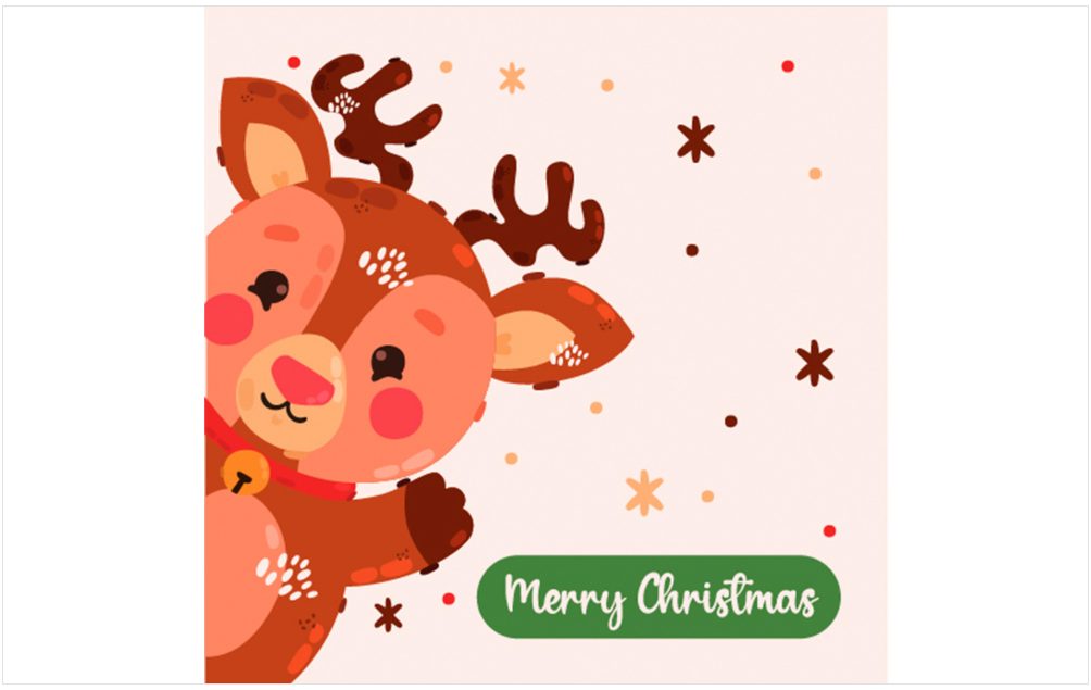 Image | cute creative christmas vector illustrations | entheosweb Image