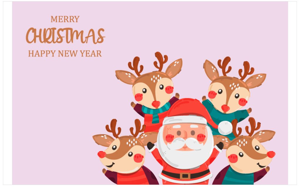Image | cute creative christmas vector illustrations | entheosweb Image