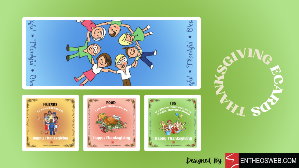 Thanksgiving | Family Friends Food Fun Thanksgiving Ecards for Instagram Facebook Whatsapp | Entheosweb Family friends food fun thanksgiving ecards for instagram facebook whatsapp designed by entheosweb