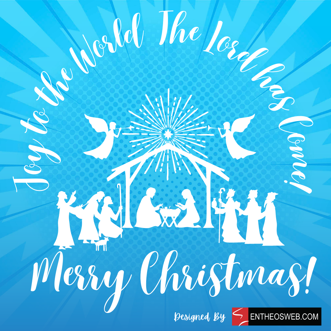 Animated christmas card joy to the world designed by entheosweb