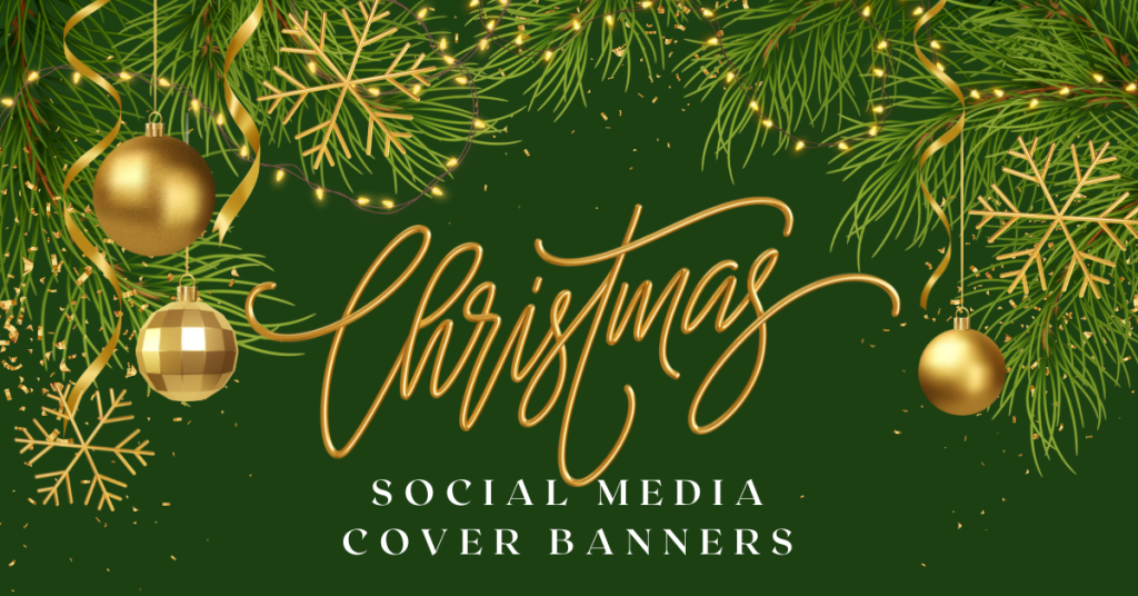 Christmas social media cover banners