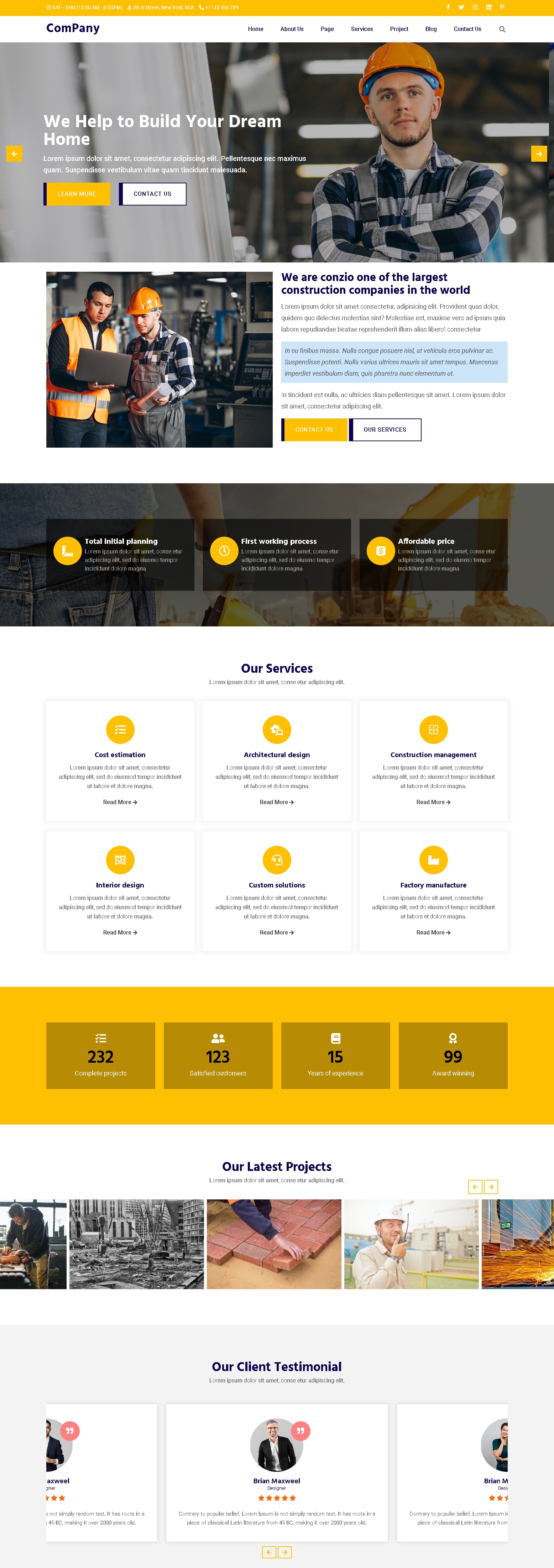 Company   construction company  business bootstrap5 html5 template