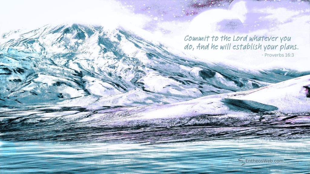 Christian Desktop Wallpaper with Encouraging Bible Verses | EntheosWeb
