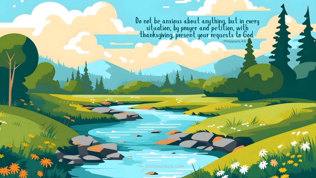 Christian Desktop Wallpaper with Encouraging Bible Verses | EntheosWeb