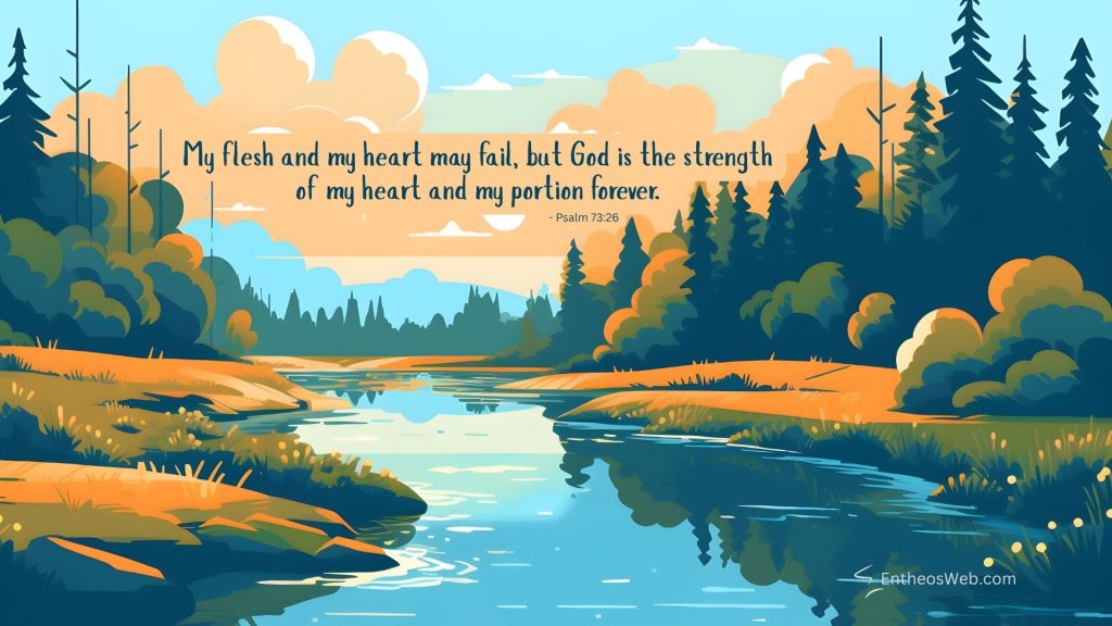 Christian Desktop Wallpaper with Encouraging Bible Verses | EntheosWeb