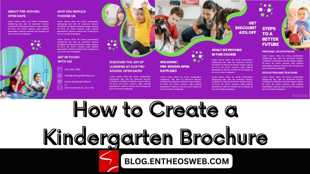 How to Create a Kindergarten Brochure | EntheosWeb
