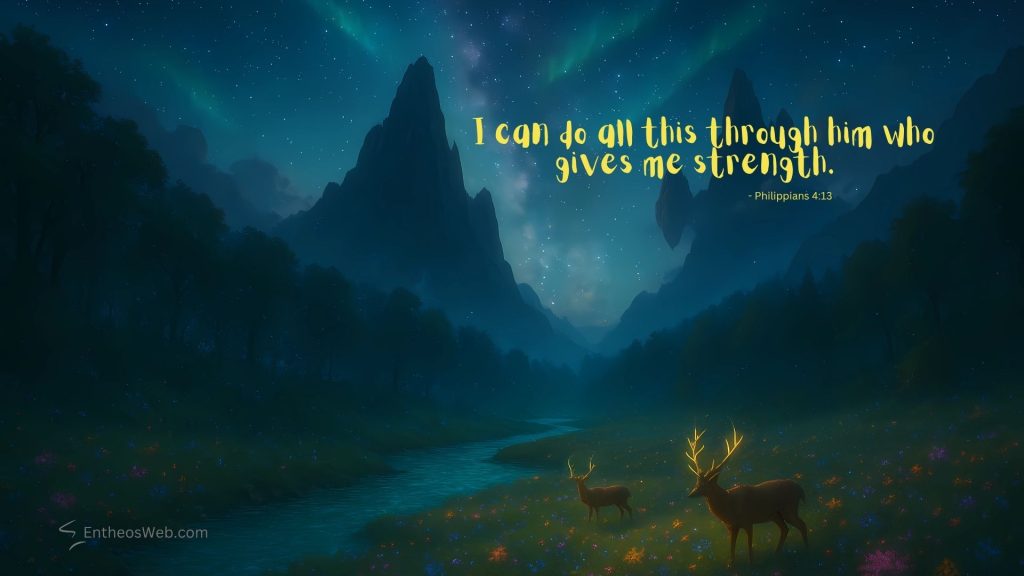 Christian Desktop Wallpaper with Encouraging Bible Verses | EntheosWeb