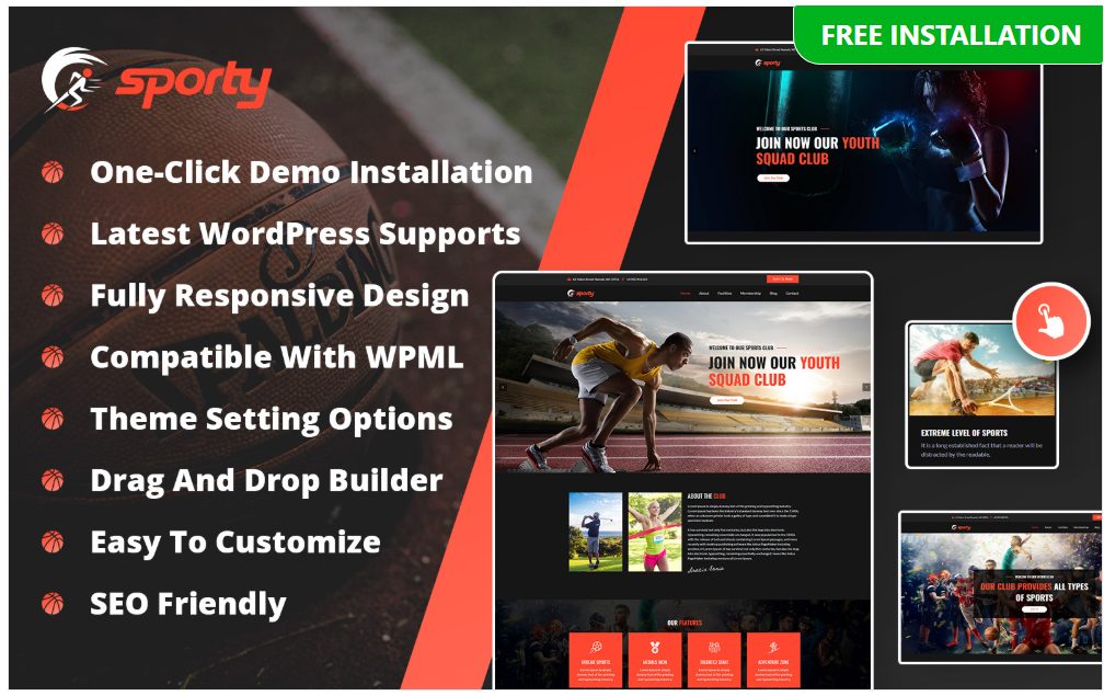 Image | 10 best sports website templates | entheosweb Image