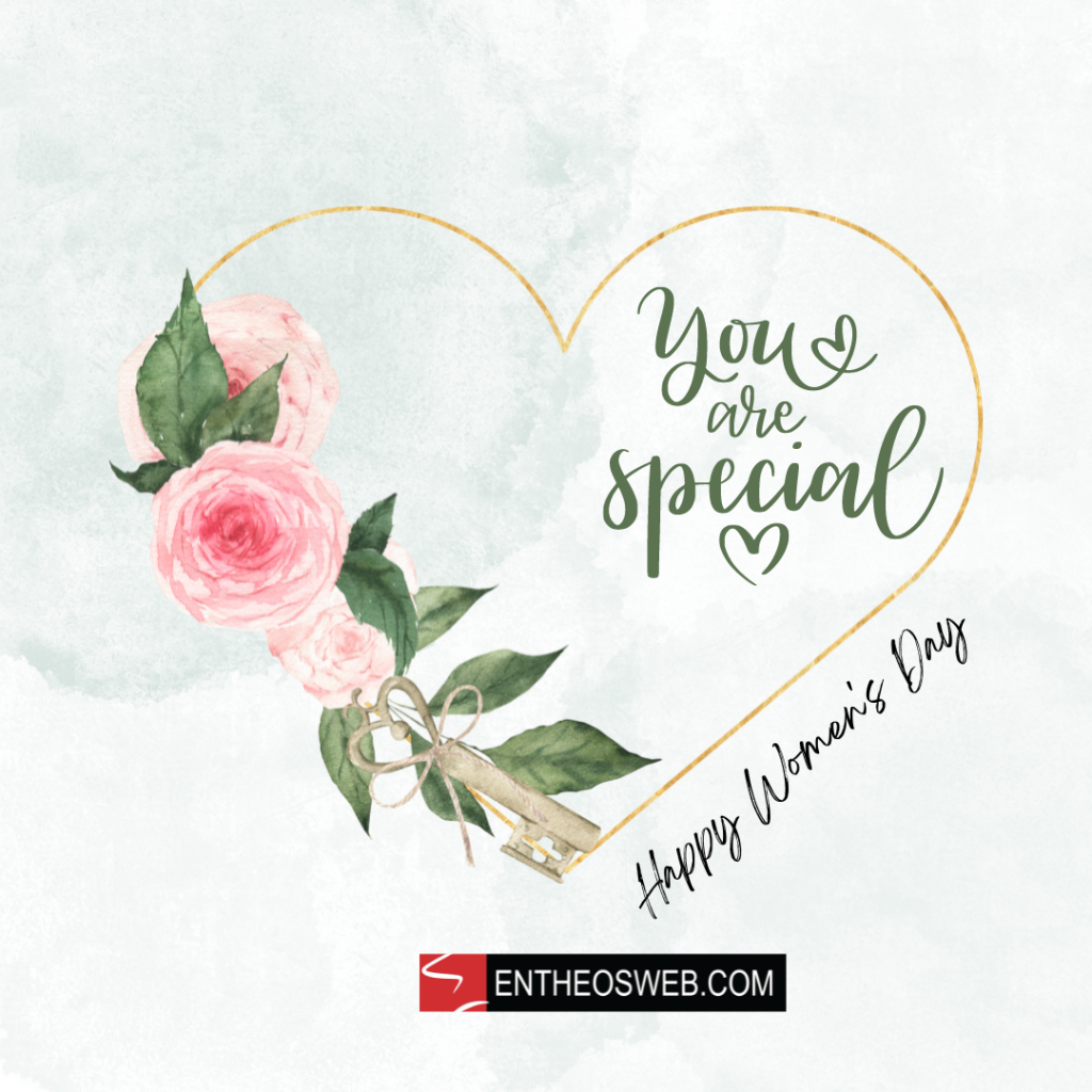 You are special in a heart   happy womens day
