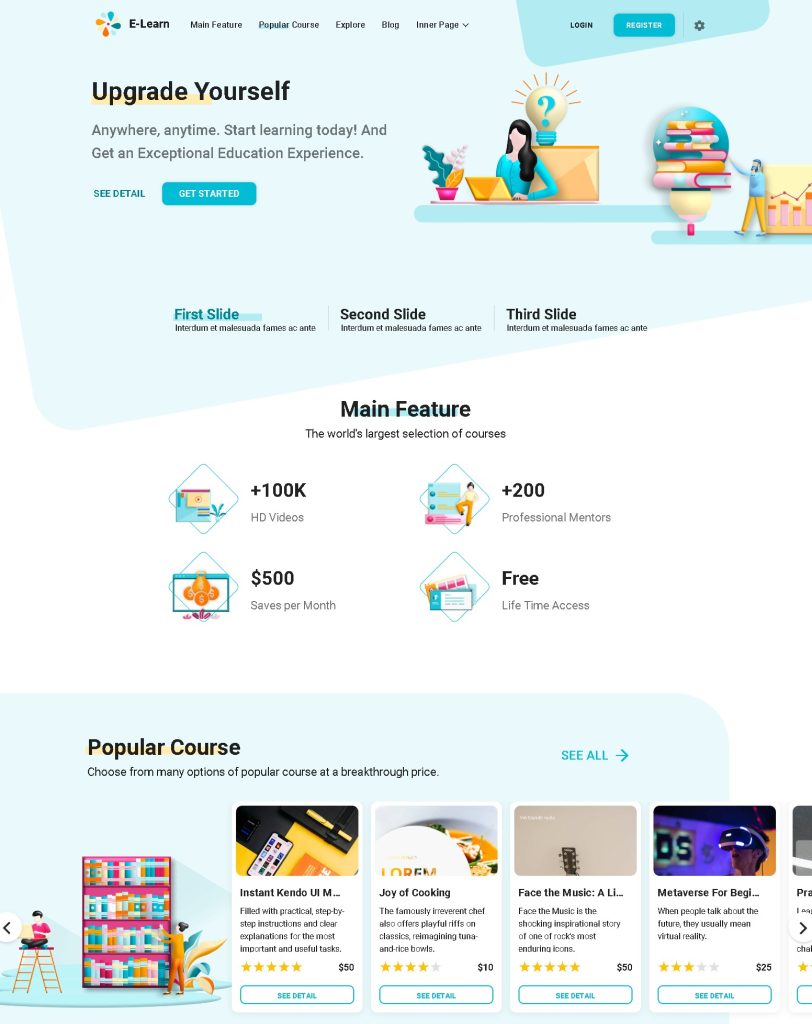 Creative 3D Website Template Designs | EntheosWeb
