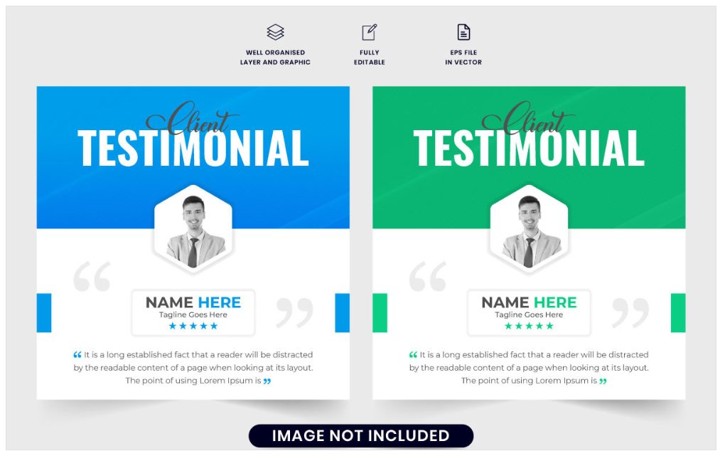 Image | creative testimonial graphic design ideas | entheosweb Image