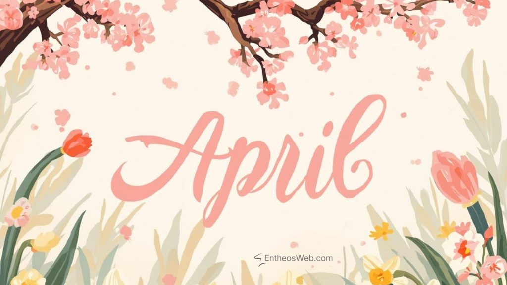 April desktop wallpaper cherry blossoms