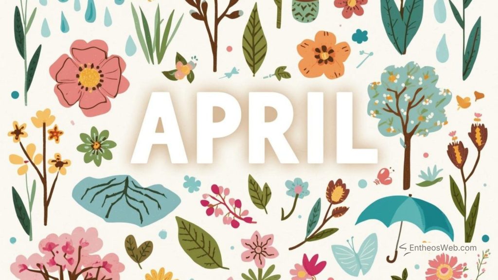 April desktop wallpaper collage