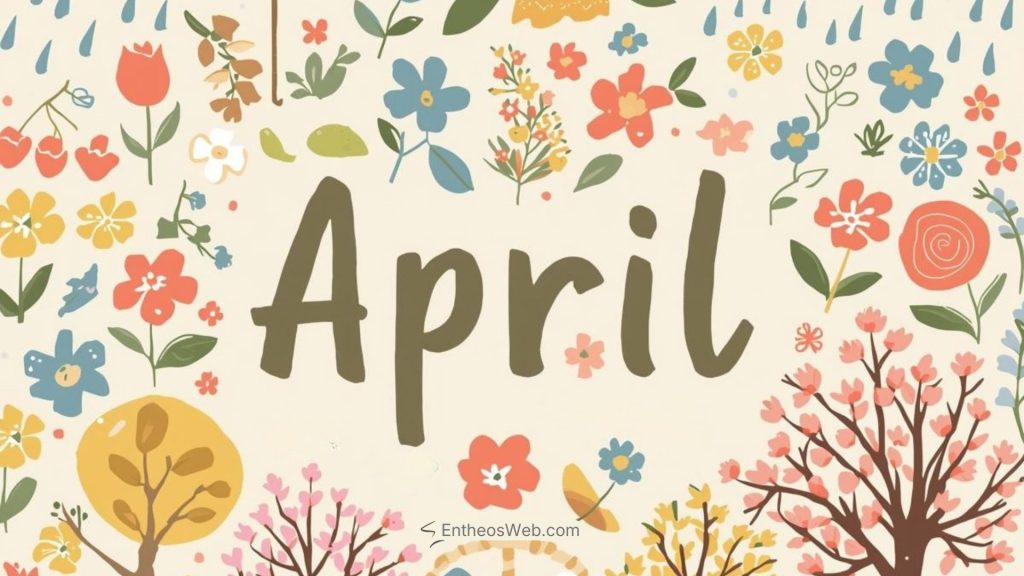 April desktop wallpaper rain and spring