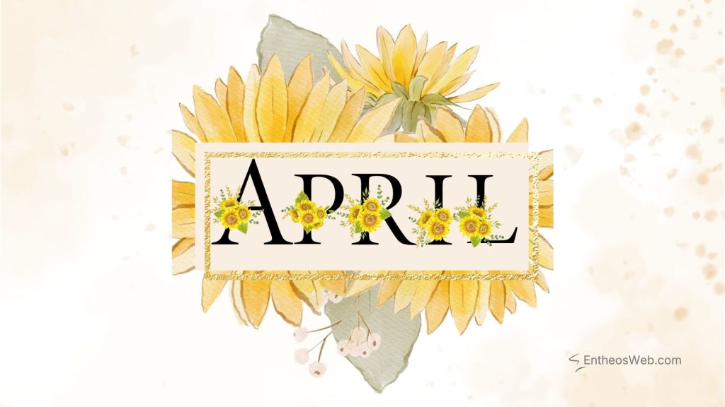 April desktop wallpaper sunflowers