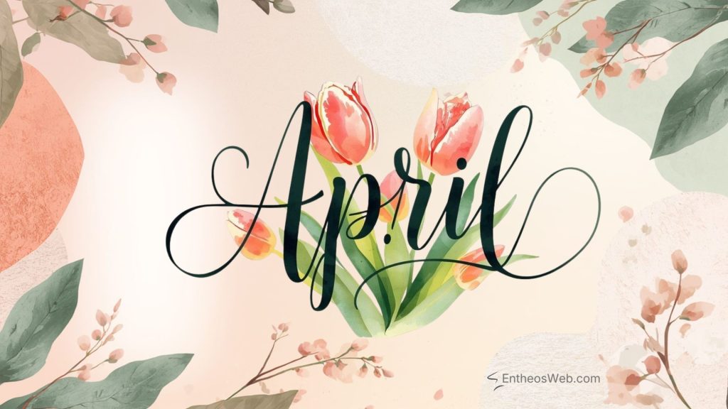 April desktop wallpaper tulips 2