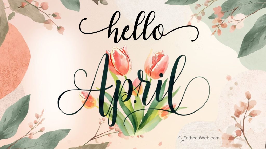 April desktop wallpaper tulips 3