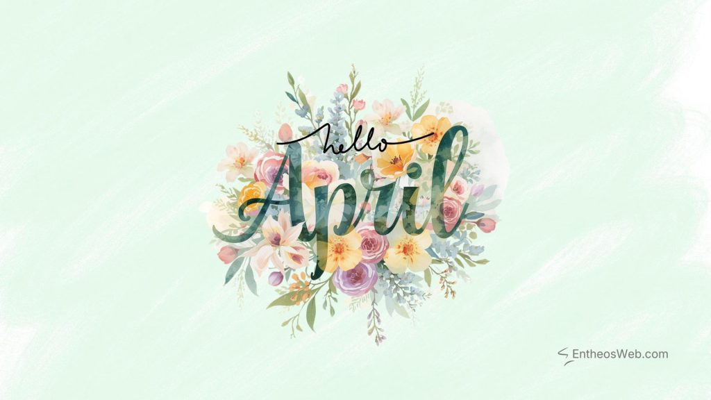 Hello desktop wallpaper april spring flowers