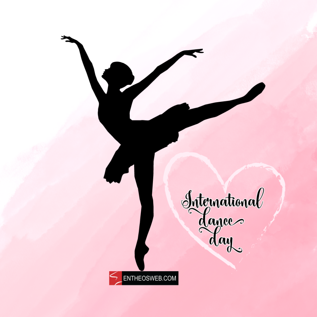 International dance day   ballet dancer silhouette