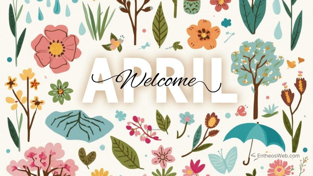 Welcome april desktop wallpaper collage