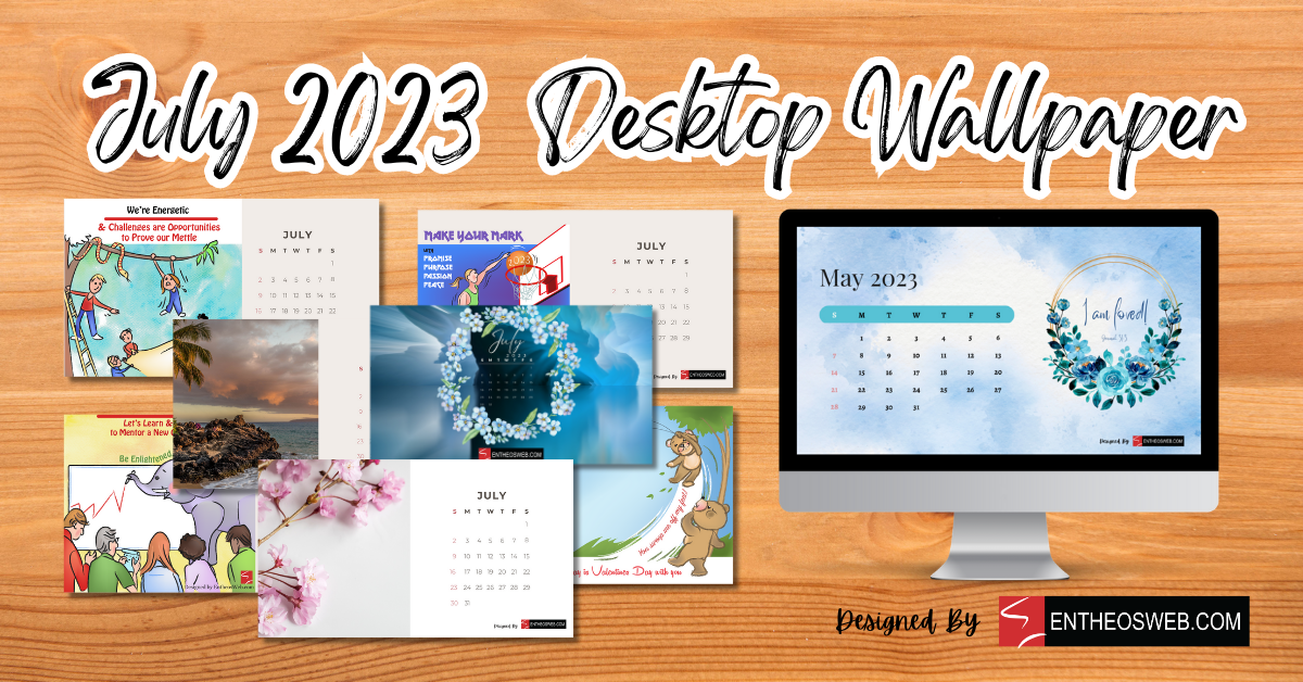 July Calendar Desktop Wallpaper